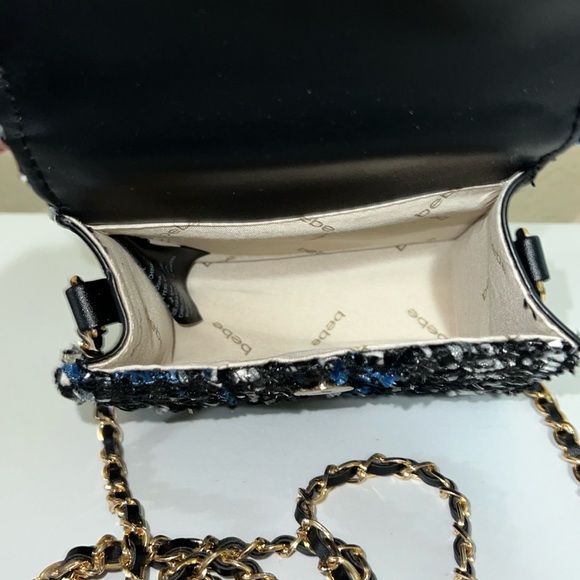 Kamala Top Handle Tweed Mini Crossbody5.5Wx5H Black - Picture 11 of 15